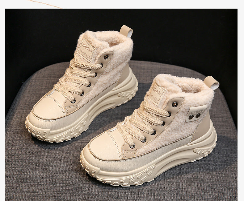 W&W Mode – Wasserdichte Plüsch-Stiefeletten