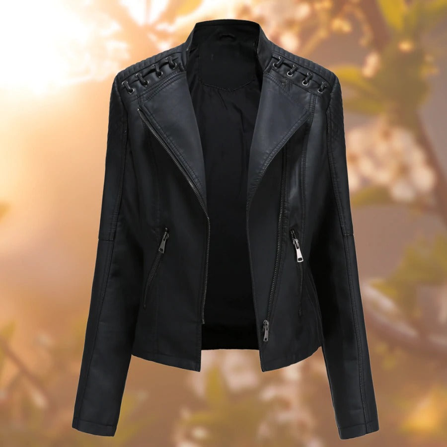 W&W Mode | Leder Damenjacke - Stilvolle und Bequeme Jacke für Jeden Anlass