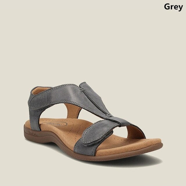 W&W Mode | Orthopädische Damen Ledersandalen