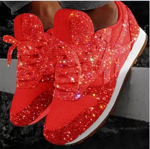 W&W Mode | Lässige Glitzerschuhe Mit Pailletten