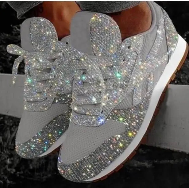 W&W Mode | Lässige Glitzerschuhe Mit Pailletten