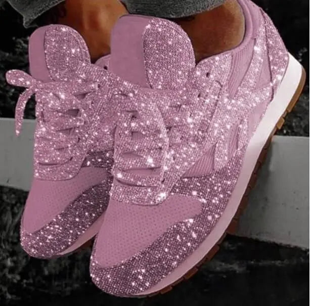 W&W Mode | Lässige Glitzerschuhe Mit Pailletten