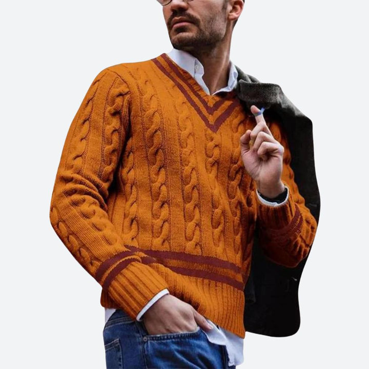 W&W Mode | V-Ausschnitt Pullover Für Herren