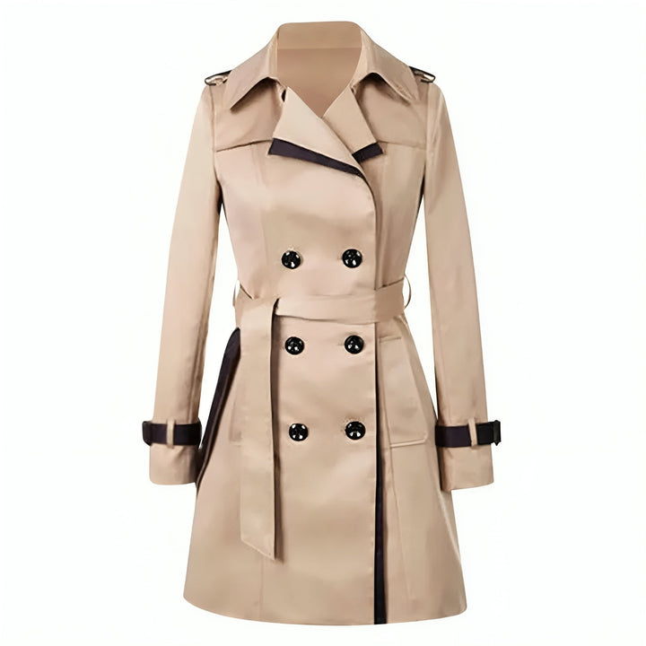 W&W Mode | Eleganter Doppelreihiger Windbreaker Trenchcoat