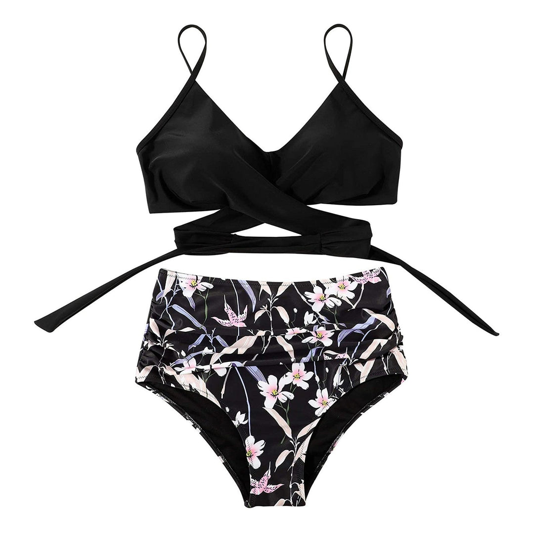 W&W Mode | Buntes High-Waist-Biki für Damen
