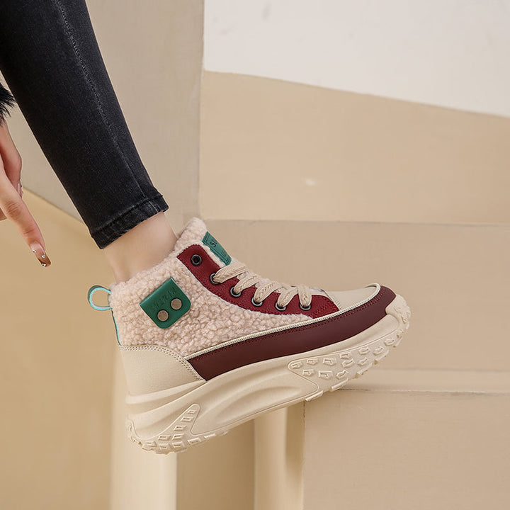 W&W Mode – Wasserdichte Plüsch-Stiefeletten