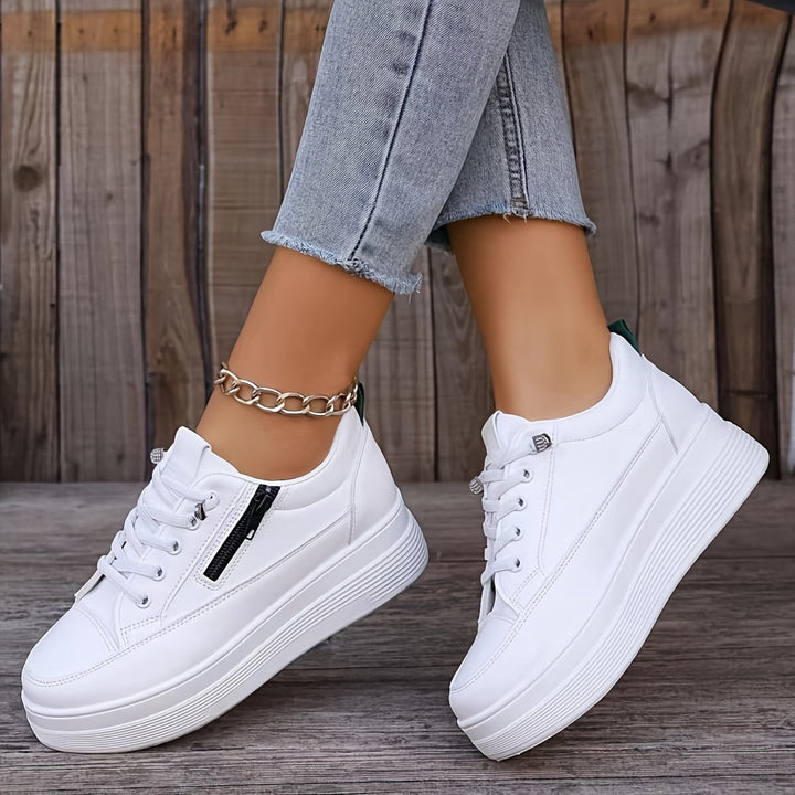 W&W Mode | Stilvolle Einfarbige Sneaker für