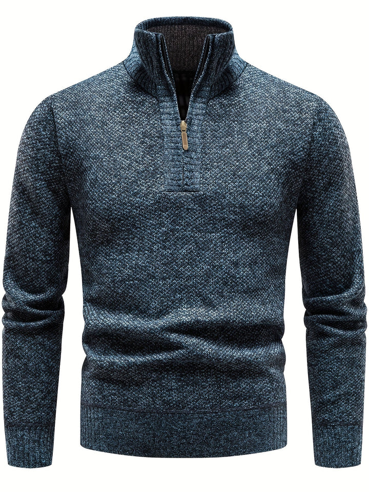 W&W Mode | Stilvoller, Lässiger Pullover Mit Halbem Reißverschluss