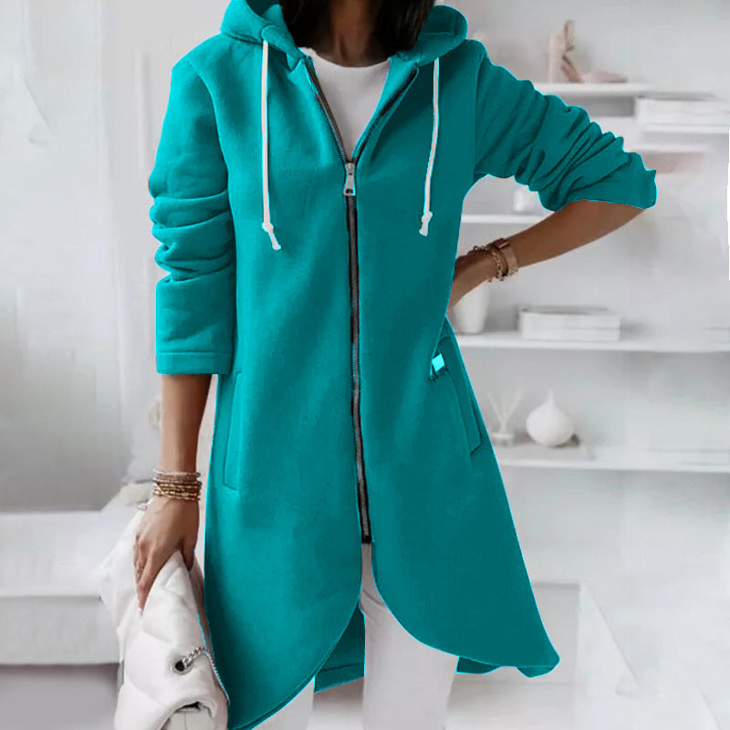 W&W Mode | Langer Pullover mit Reißverschluss