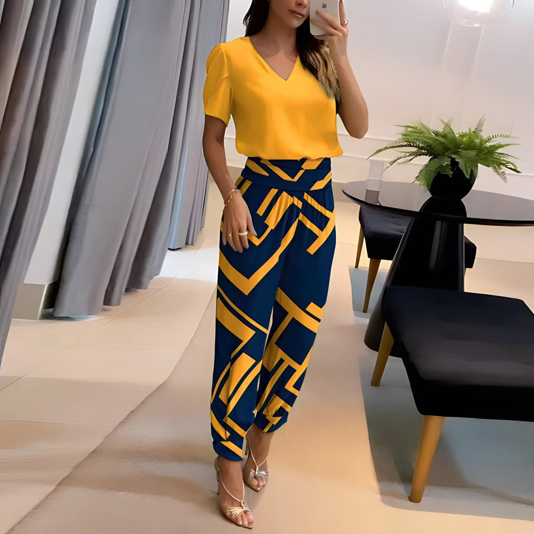 W&W Mode | Damen Bluse & Hose Set