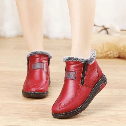 W&W Mode | Damen Stiefel Chelsea Boots Wasserdichte Orthopädische Stiefel Komfort