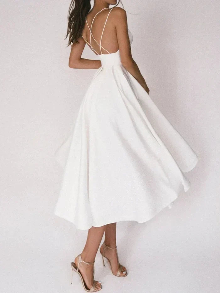 W&W Mode | Kleid mit V-Ausschnitt für Damen