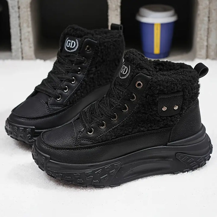 W&W Mode – Wasserdichte Plüsch-Stiefeletten