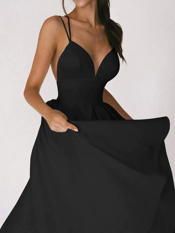 W&W Mode | Kleid mit V-Ausschnitt für Damen