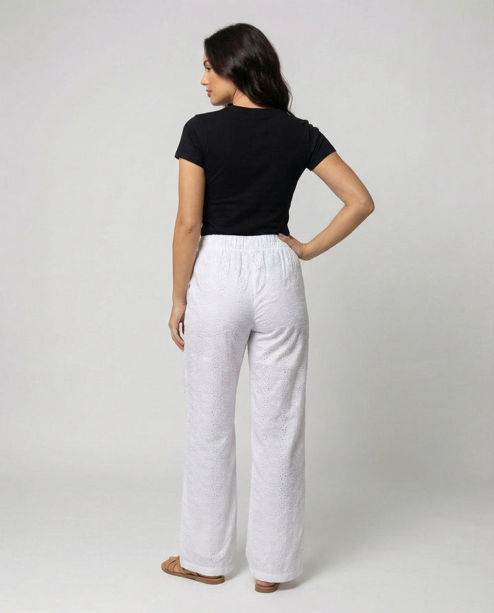 W&W Mode - Bequeme Loungehose für Damen Lockerer Schnitt