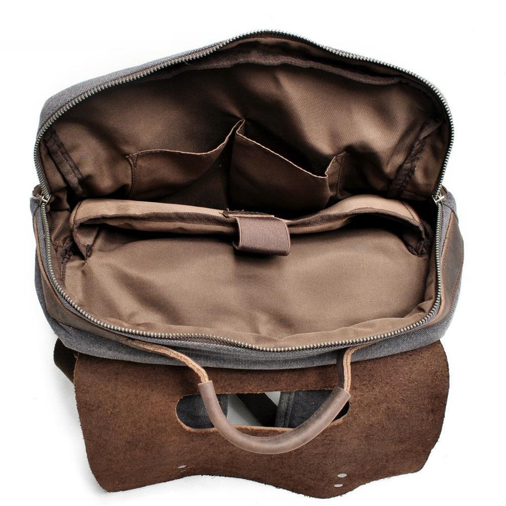 W&W Mode | Canvas Rucksack - Stockholm - Stilvoller und nachhaltiger Rucksack für den täglichen Gebrauch