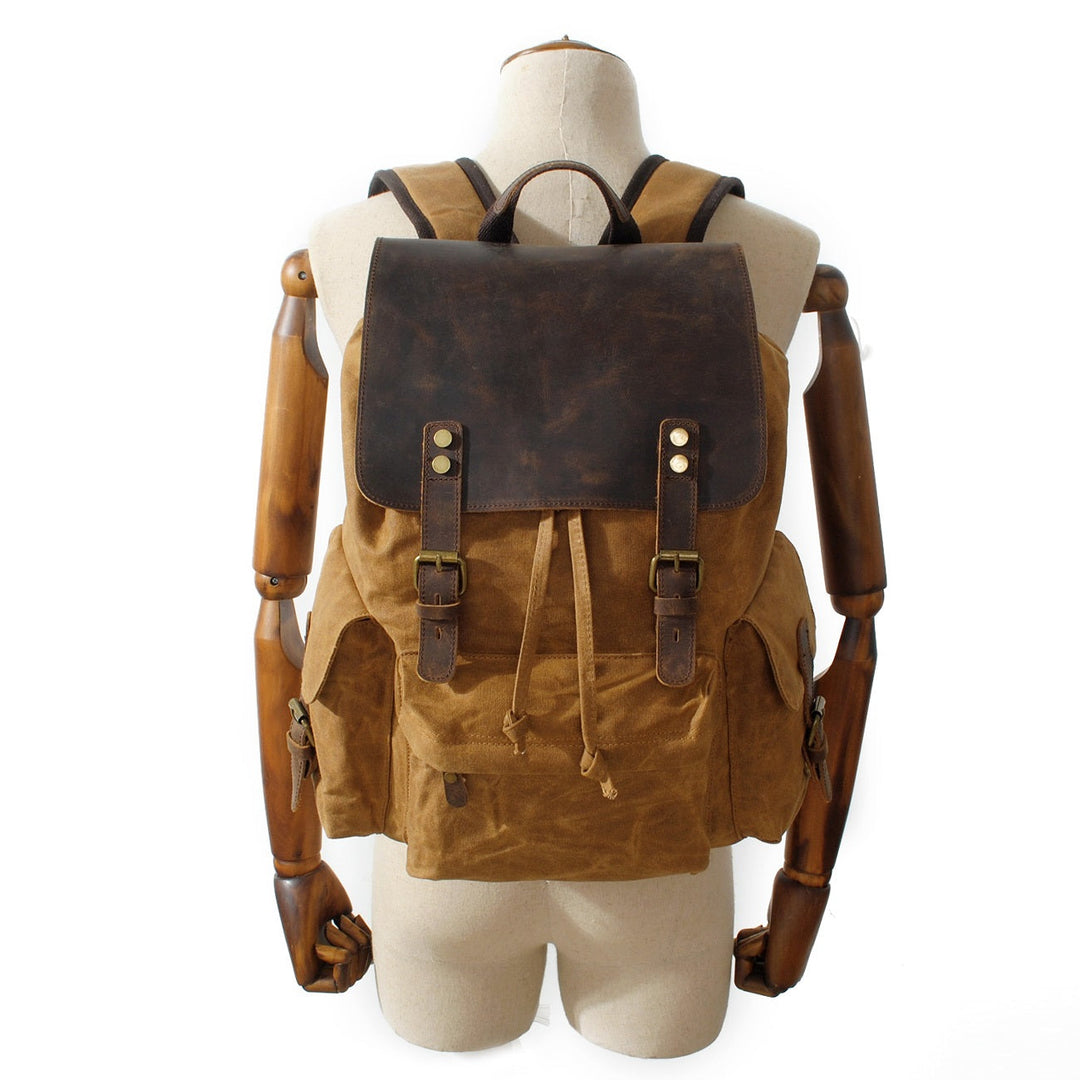 W&W Mode | Canvas Rucksack - BalticTrail - Nachhaltig und stilvoll für abenteuerliche Reisende
