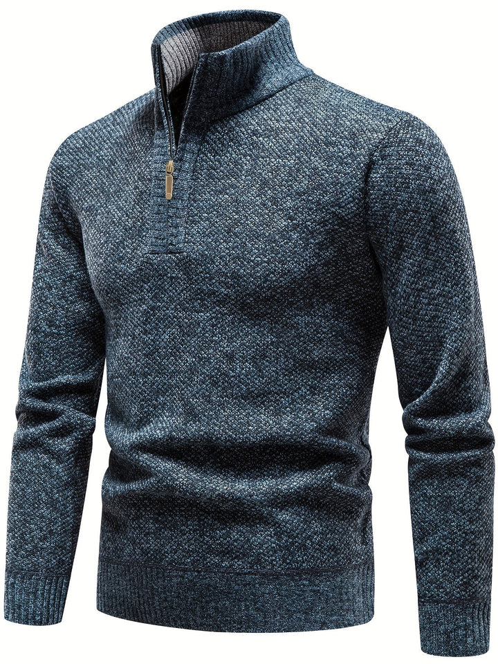 W&W Mode | Stilvoller, Lässiger Pullover Mit Halbem Reißverschluss