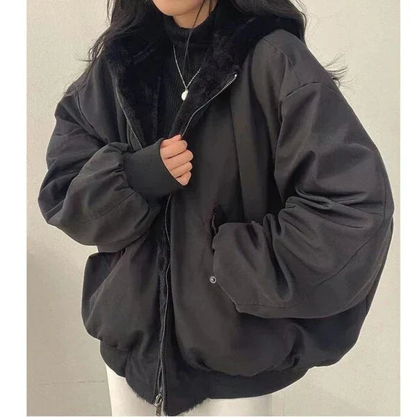 W&W Mode | stilvolle dicke jacke mit wendefunktion
