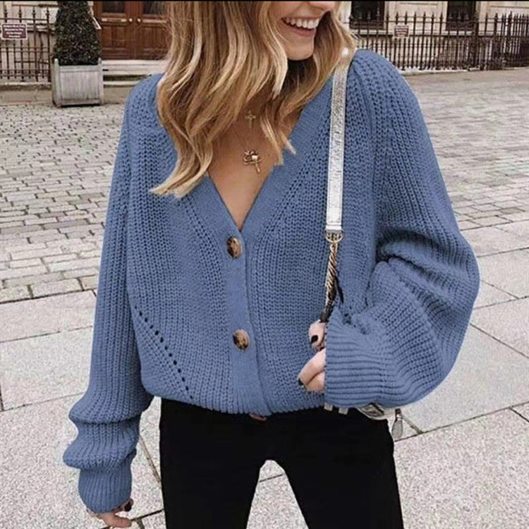 W&W Mode | STRICK-CARDIGAN MIT V-AUSSCHNITT