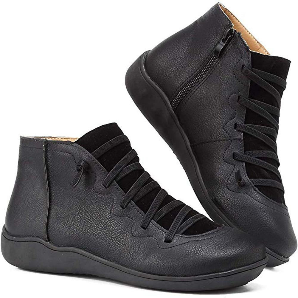 W&W Mode | Stiefeletten Damen – bequemer Schnürverschluss