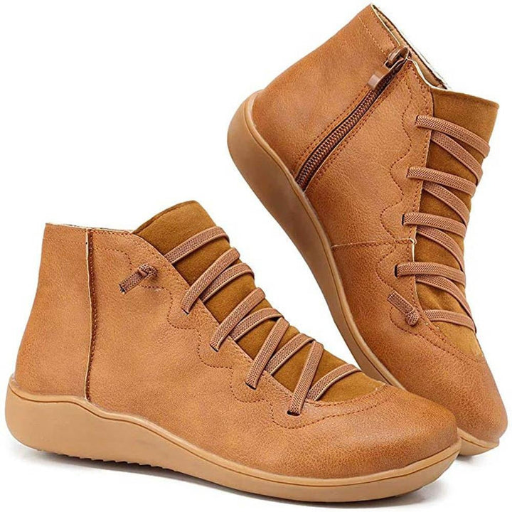 W&W Mode - Damen lässige Schnürstiefeletten