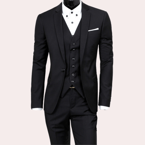 W&W Mode | Elegantes 3 Teilig Herrenanzug Blazer, Weste Und Hose Formelle Und Geschäftliche Veranstaltungen