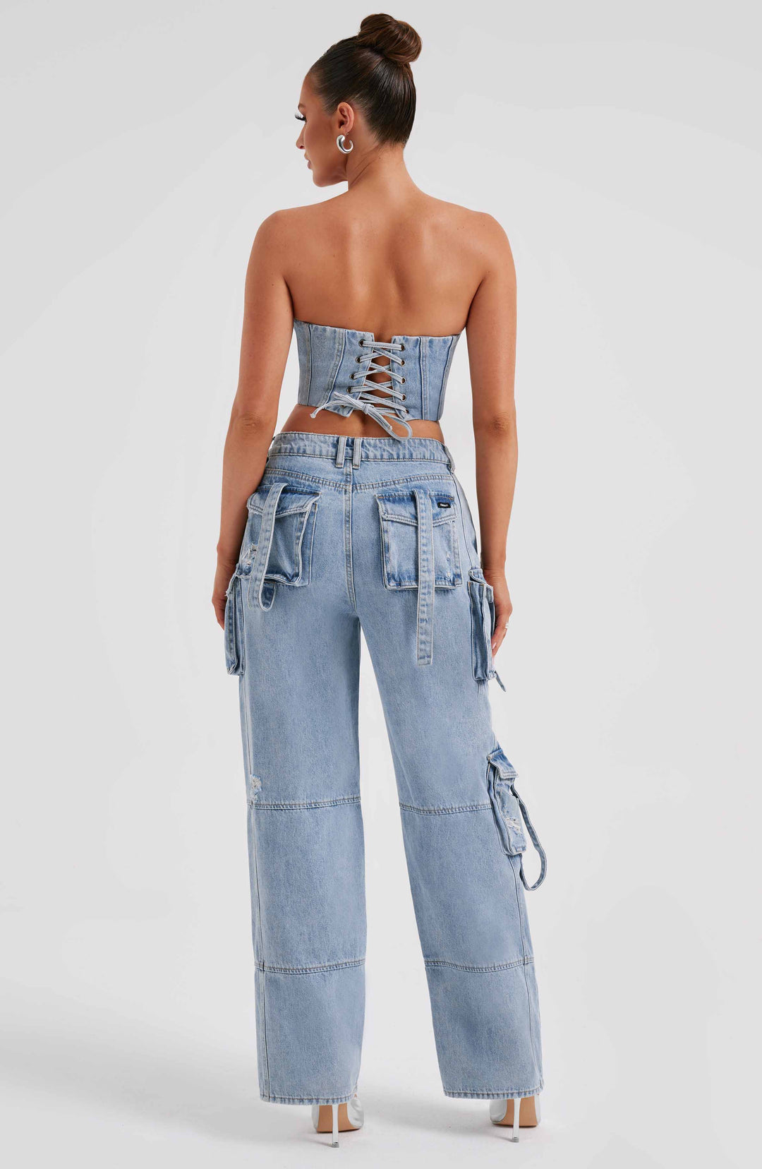 Damen Cargohose aus Denim