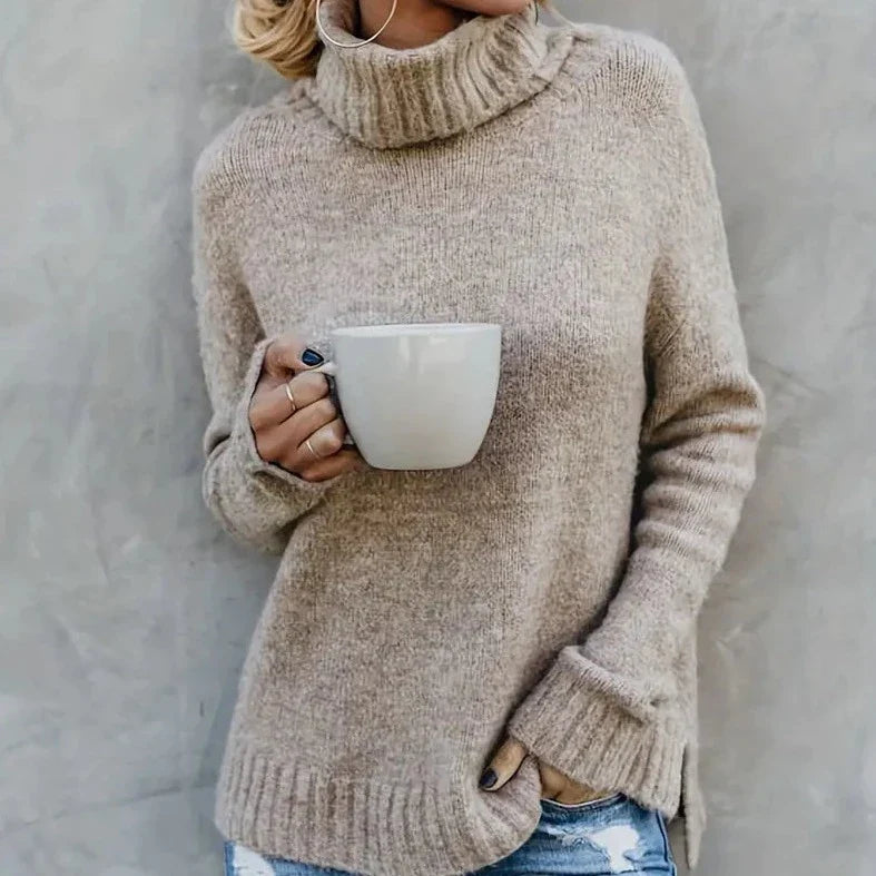 W&W Mode - Pullover mit Rollkragenpullover