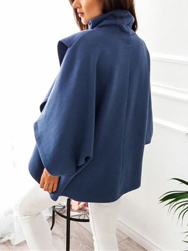 W&W Mode - Lässiger Kapuzenpullover mit Fledermausärmeln