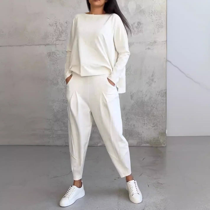 W&W Mode | Hosenanzug Mit Langen Ärmeln Für Frauen, Unregelmäßiges Design