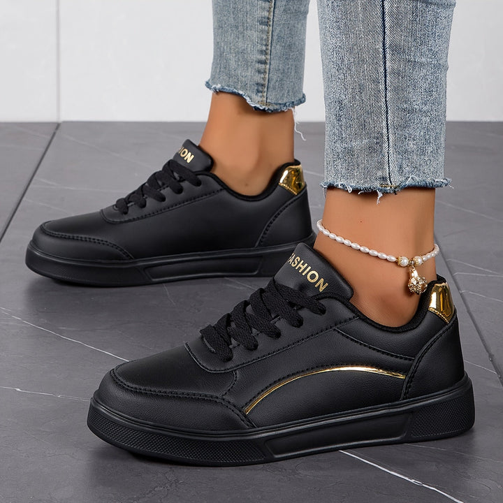 W&W Mode | Einfarbige Damensneaker Mit Weicher Sohle
