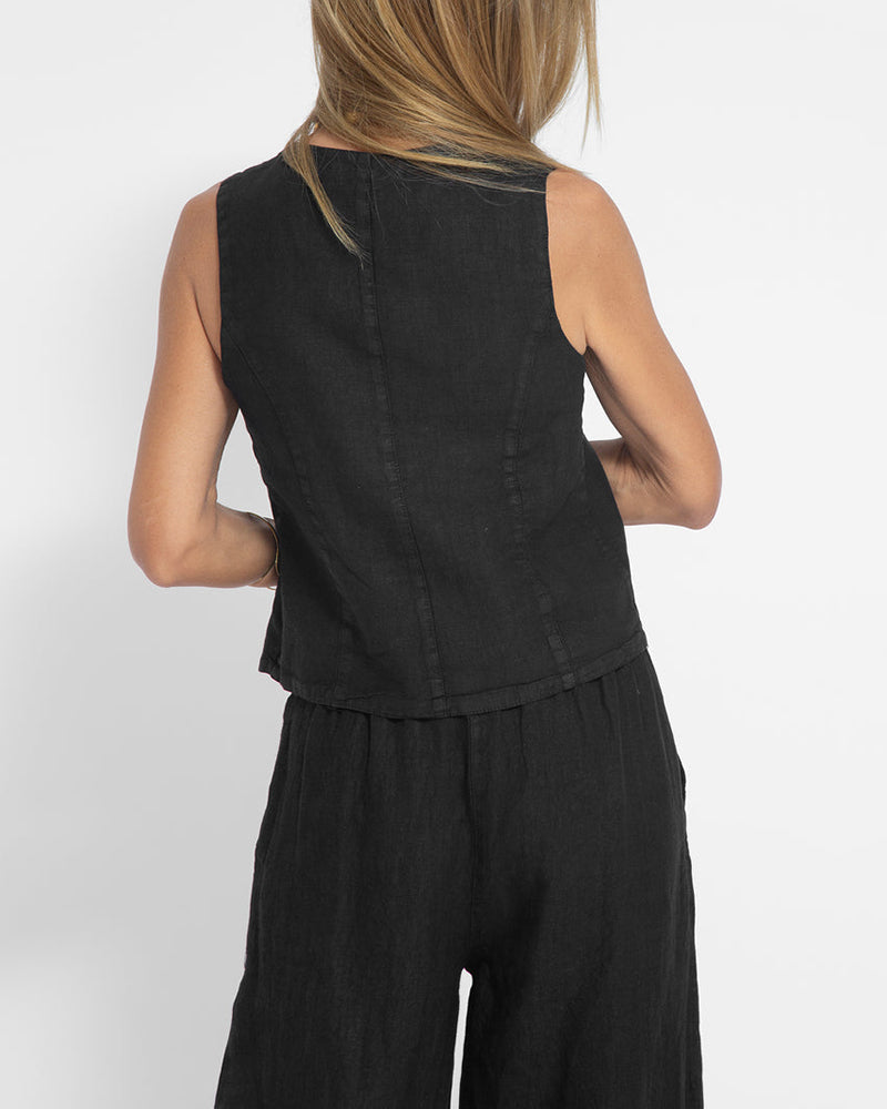 W&W Mode | Damen Elegantes 2-teiliges Leinenset
