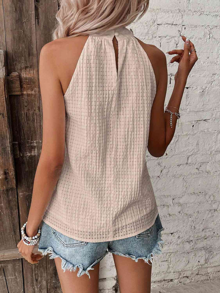 W&W Mode | Neckholder-Top mit Punktedetail