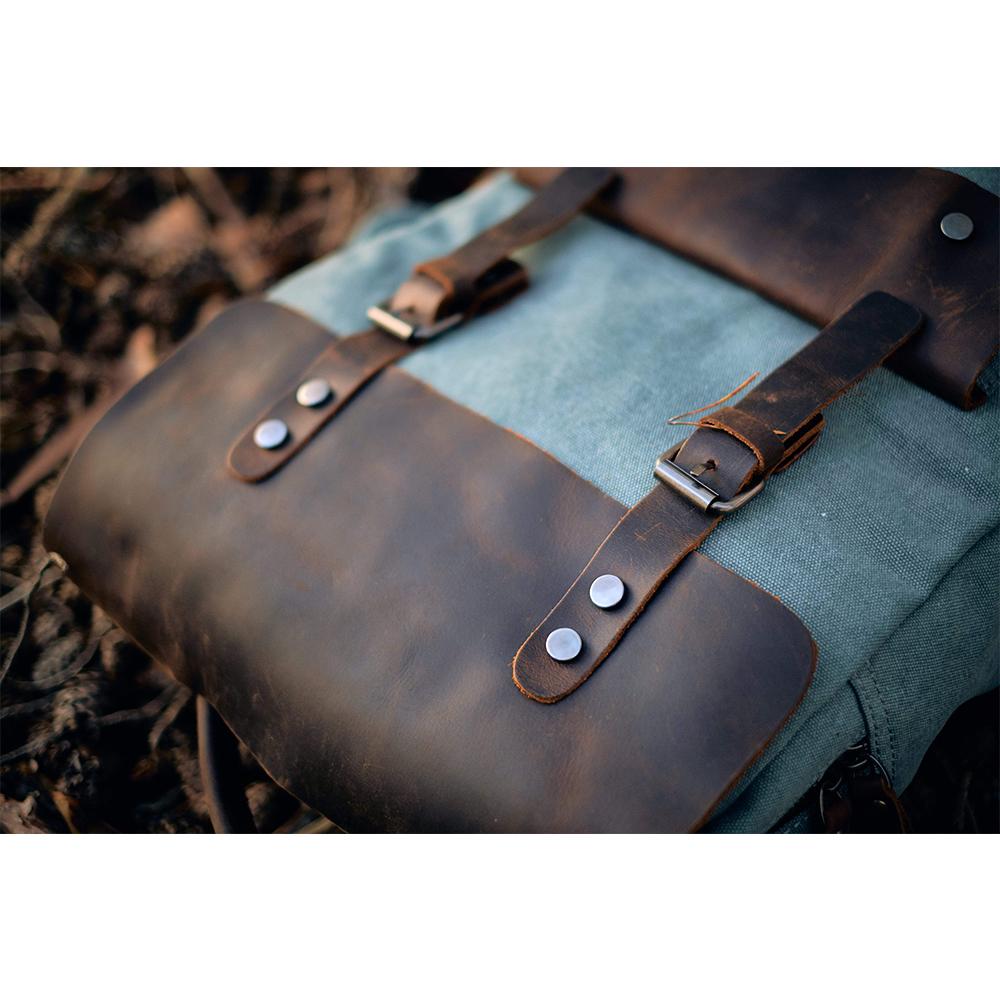W&W Mode | Canvas Rucksack - Stockholm - Stilvoller und nachhaltiger Rucksack für den täglichen Gebrauch