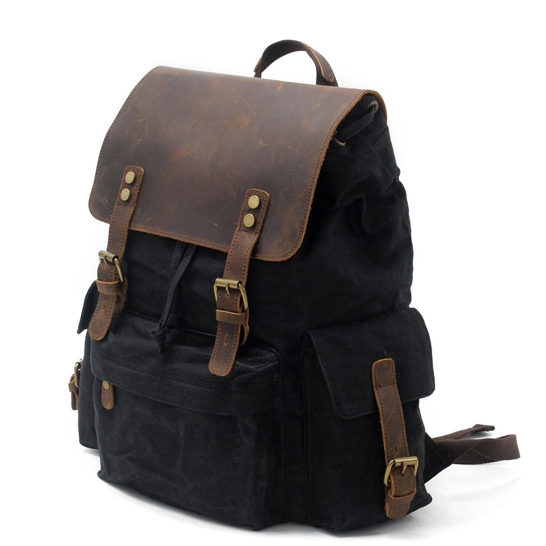 W&W Mode | Canvas Rucksack - BalticTrail - Nachhaltig und stilvoll für abenteuerliche Reisende