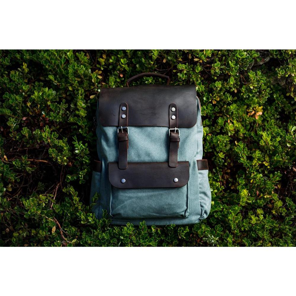 W&W Mode | Canvas Rucksack - Stockholm - Stilvoller und nachhaltiger Rucksack für den täglichen Gebrauch