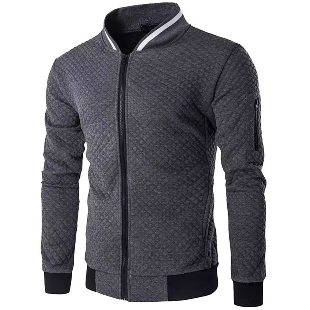 W&W Mode | Jacquard Zip-Bomberjacke