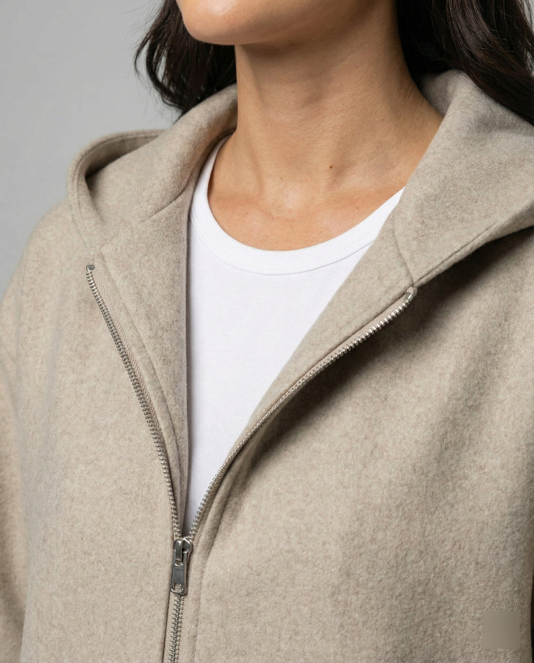 W&W Mode - Moderne Damenjacke Kapuze & Lockerer Schnitt
