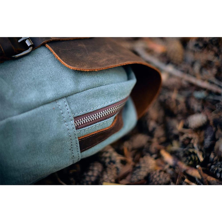 W&W Mode | Canvas Rucksack - Stockholm - Stilvoller und nachhaltiger Rucksack für den täglichen Gebrauch