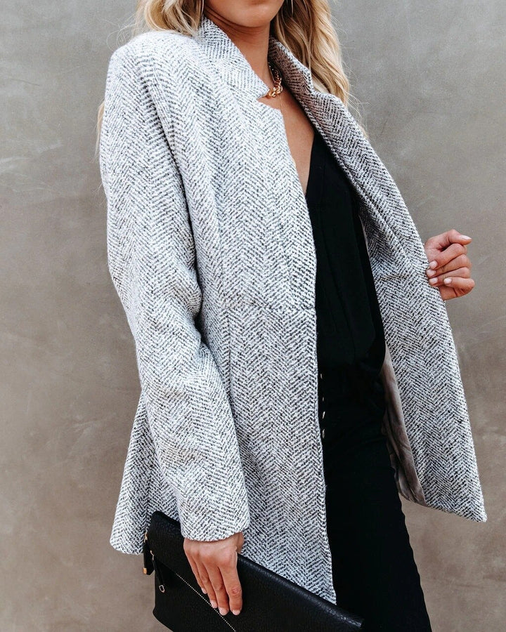 Coatly™ - Lässige Tweedjacke mit Kerbkragen für die Übergangszeit - Wolf Fashion