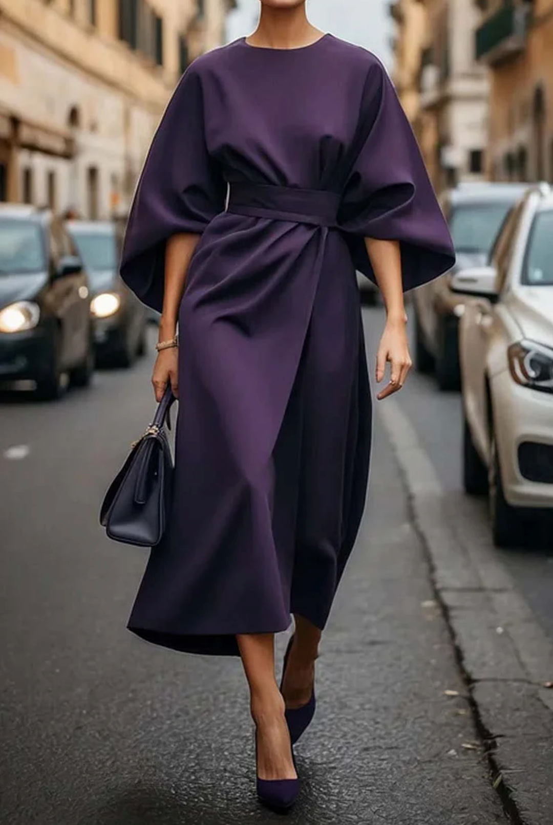 W&W Mode | Elegantes Fließendes Kleid
