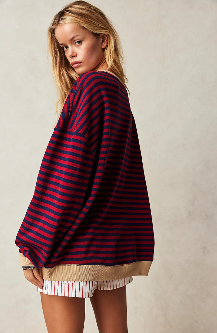 W&W Mode | Gestreifter Pullover