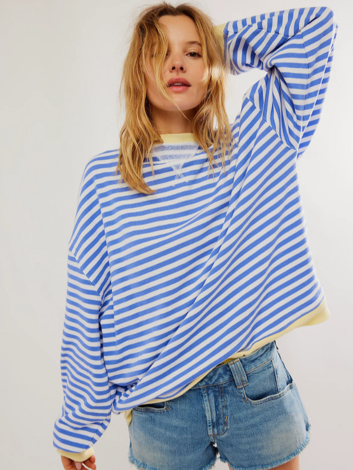 W&W Mode | Gestreifter Pullover