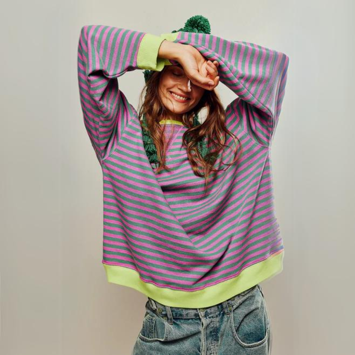W&W Mode | Gestreifter Pullover