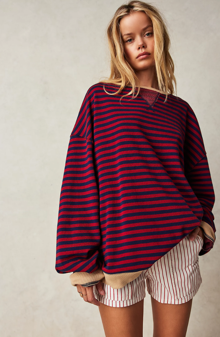 W&W Mode | Gestreifter Pullover