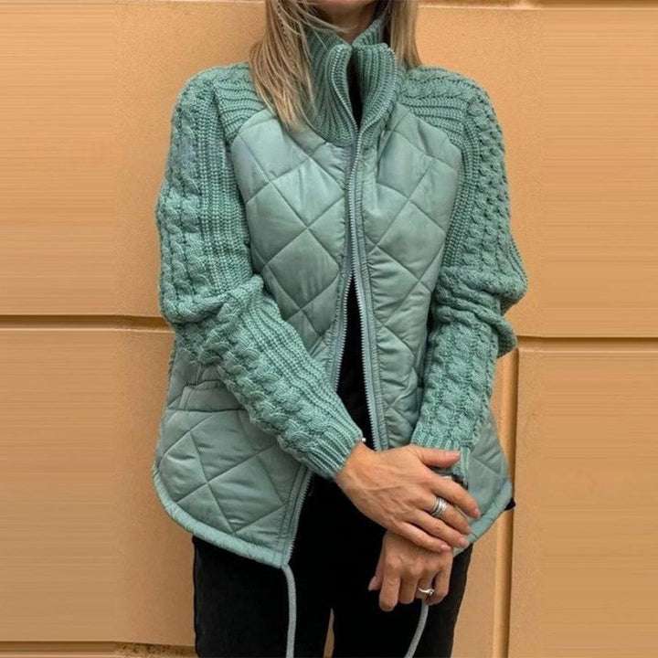 W&W Mode | Strickärmel Patchwork Jacke