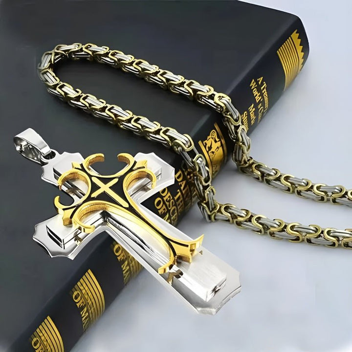 Templer-Halskette mit traditionell inspiriertem Design