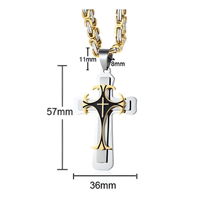 Templer-Halskette mit traditionell inspiriertem Design
