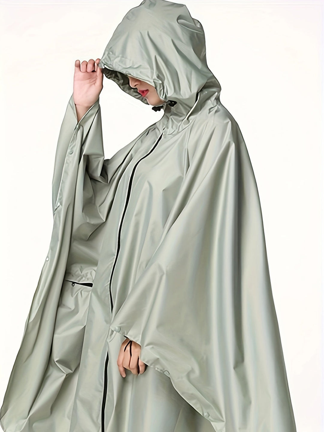 W&W Mode | Wasserdichter Regenponcho Mit Kapuze